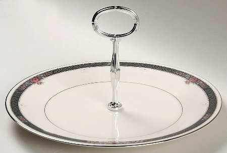 Etienne Round Serving Plate with Handle (DP)