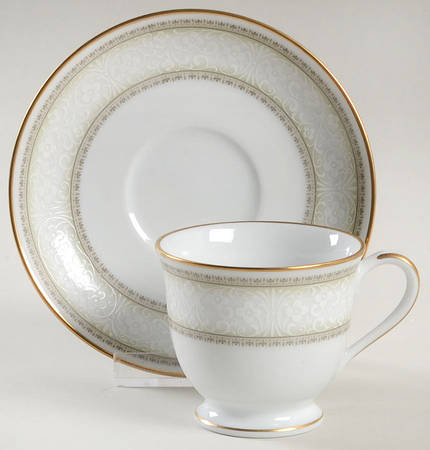 Eugenia Footed Demitasse Cup & Saucer Set
