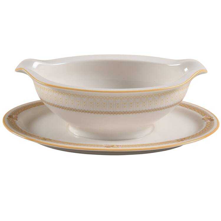 Evansdale Gravy Boat with Attached Underplate