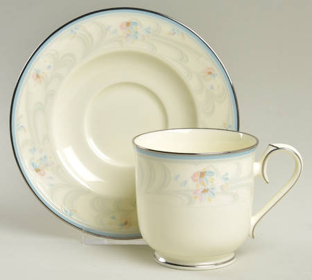 Evermore Footed Cup & Saucer Set