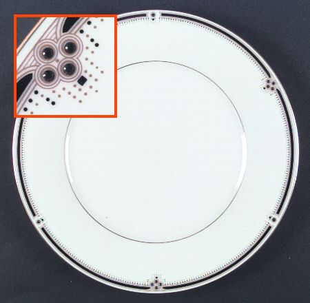 Evening Gown Dinner Plate