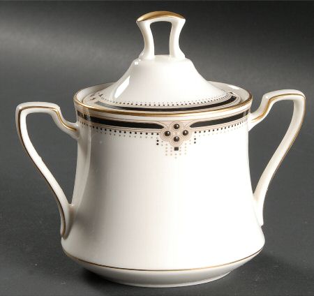Evening Gown Sugar Bowl & Lid