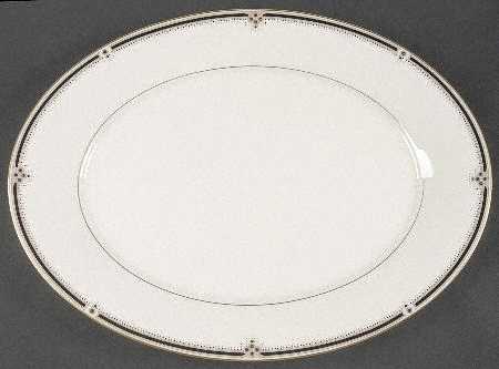 Evening Gown 15" Oval Serving Platter