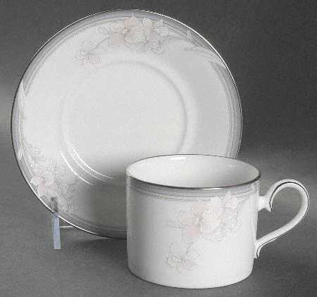 Evening Mood Flat Cup & Saucer Set