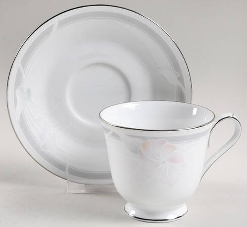 Evening Sonnet Footed Cup & Saucer Set