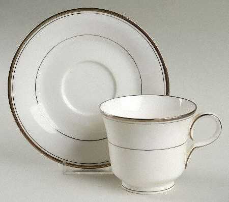 Fairbanks Footed Cup & Saucer Set