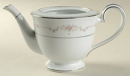 Fairmont (Platinum Trim) Teapot No Lid