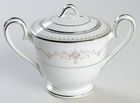 Fairmont (Platinum Trim) Mini Sugar Bowl & Lid