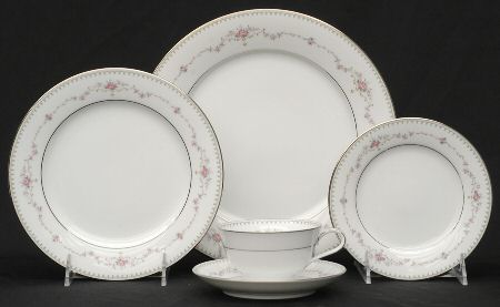 Fairmont (Platinum Trim) 5 Piece Place Setting