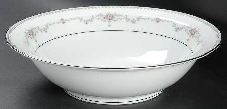 Fairmont (Platinum Trim) 8" Round Vegetable Bowl