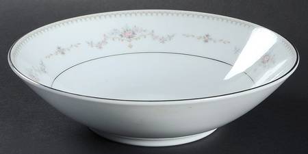 Fairmont (Platinum Trim) 8" Round Vegetable Bowl