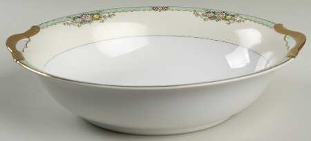 Fairmont (Gold Trim) 10" Round Vegetable Bowl