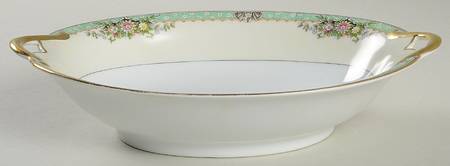 Fairmont (Gold Trim) 9" Oval Vegetable Bowl
