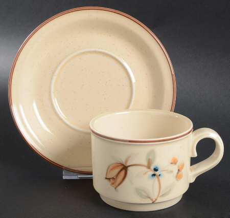 Fallriver Flat Cup & Saucer Set