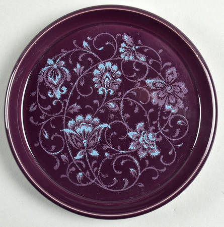 Fantasy Purple Bread & Butter Plate