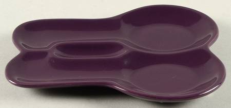 Wild Plum Double Spoon Rest/Holder