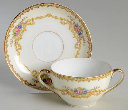 Farland Flat Bouillon Cup & Saucer