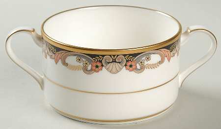 Farentino Flat Cream Soup Bowl