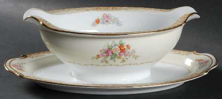 Faversham Gravy Boat with Attached Underplate