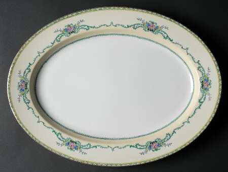 Felicia 16" Oval Serving Platter