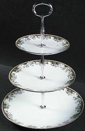 Fellicia 13 7/8"-14 1/4" 3-Tiered Serving Tray(DP,SP,BB) HC