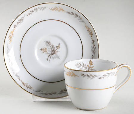 Ferncliff Flat Demitasse Cup & Saucer Set
