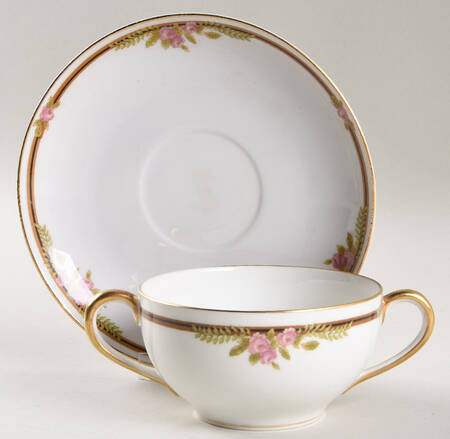 Ferncroft Flat Bouillon Cup & Saucer
