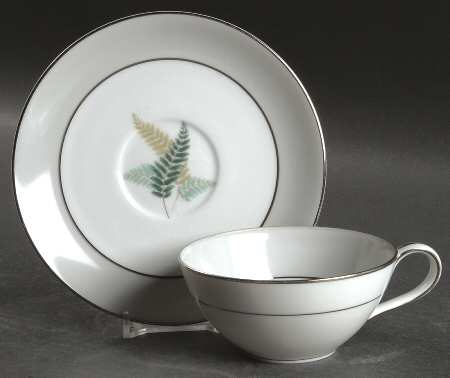 Fernwood Flat Cup & Saucer Set