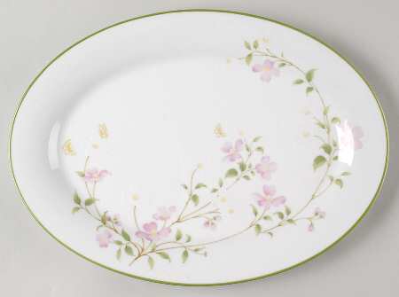 First Blush 14" Oval Serving Platter