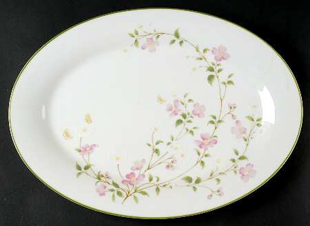 First Blush 16" Oval Serving Platter