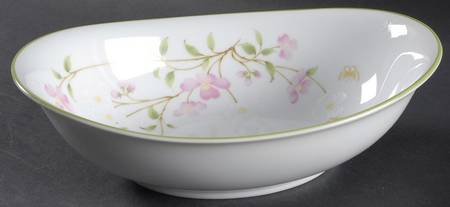 First Blush 10" Oval Vegetable Bowl