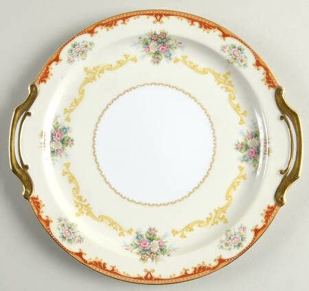 Fiesta Handled Cake Plate