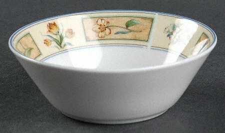 Fiesta Flowers Fruit/Dessert (Sauce) Bowl