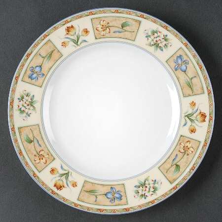 Fiesta Flowers Salad Plate