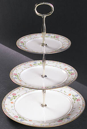 Finale 13 7/8"-14 1/4" 3-Tiered Serving Tray(DP,SP,BB) HC