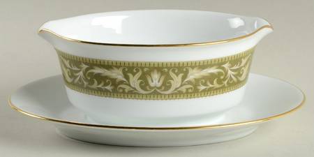 Flanders Gravy Boat with Attached Underplate