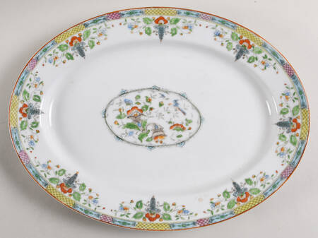 Florian Bassett 13" Oval Serving Platter