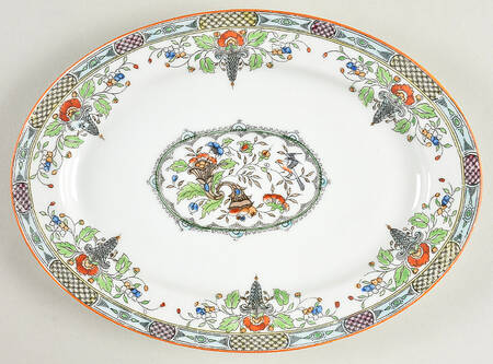 Florian Bassett 10" Oval Serving Platter
