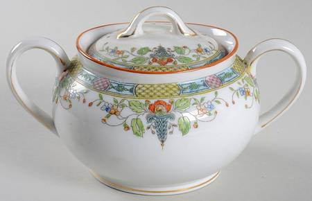 Florian Bassett Sugar Bowl & Lid