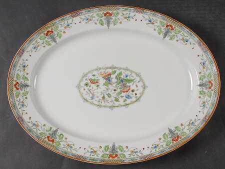 Florian Bassett 16" Oval Serving Platter