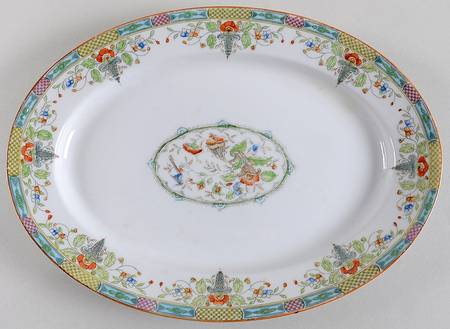 Florian Bassett 12" Oval Serving Platter