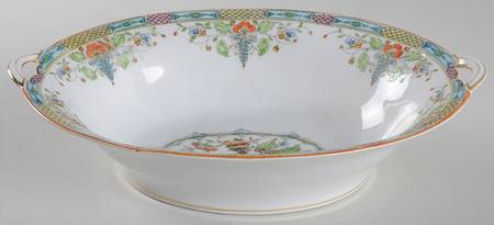 Florian Bassett 10" Oval Vegetable Bowl