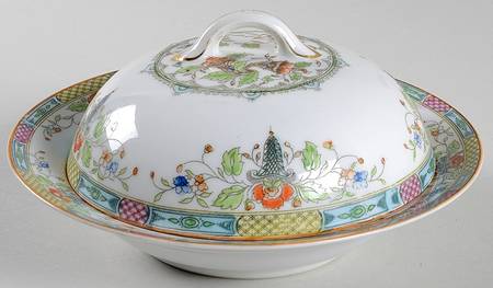 Florian Bassett Round Covered Butter