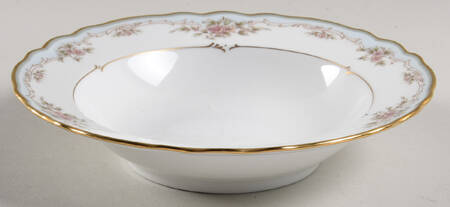 Floral Embrace Rim Fruit/Dessert (Sauce) Bowl