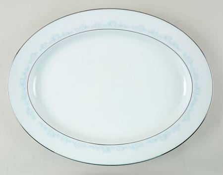 Fleurette 16" Oval Serving Platter