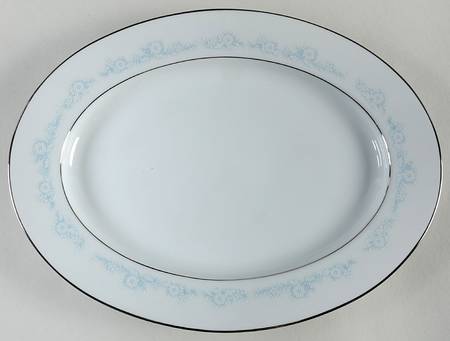 Fleurette 11" Oval Serving Platter