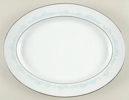 Fleurette 13" Oval Serving Platter