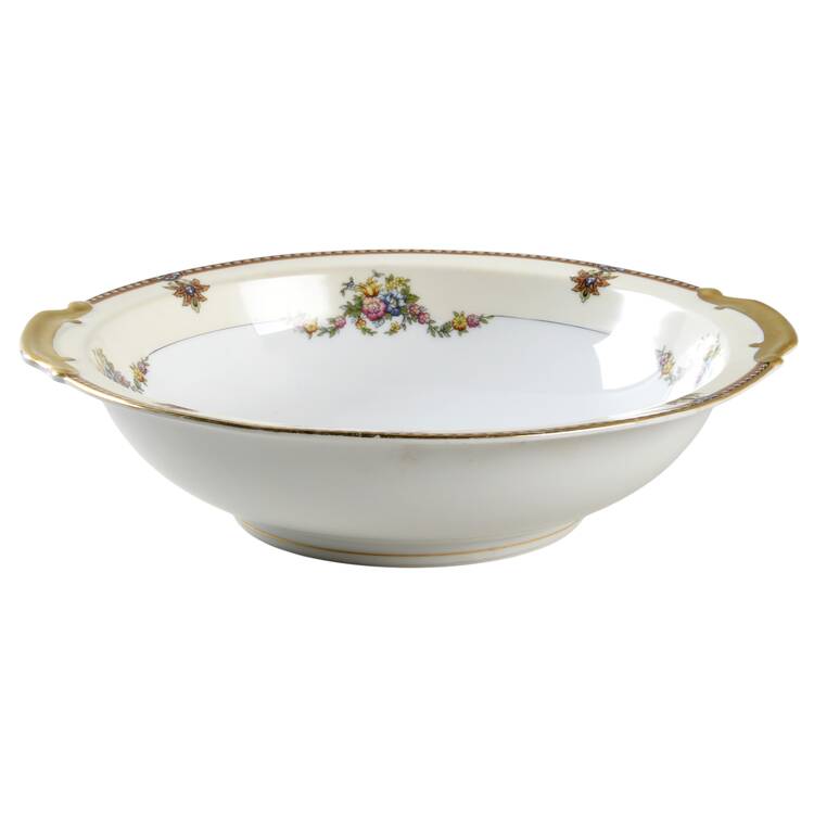 Fleurette 10" Round Vegetable Bowl