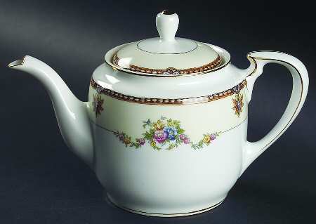 Fleurette Teapot & Lid