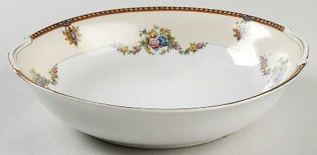Fleurette 8" Round Vegetable Bowl